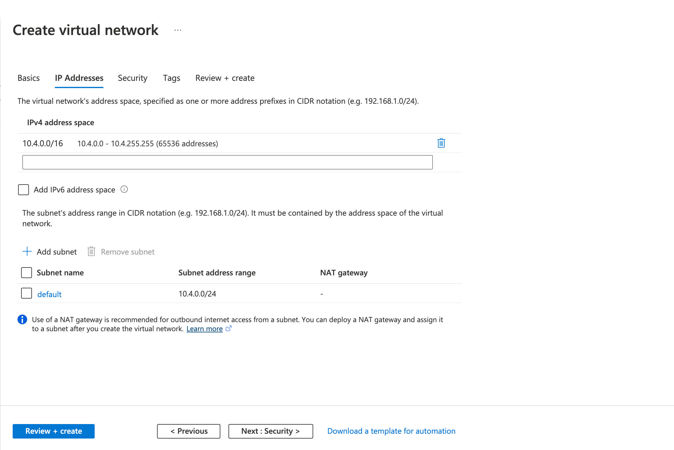IPsec with Azure