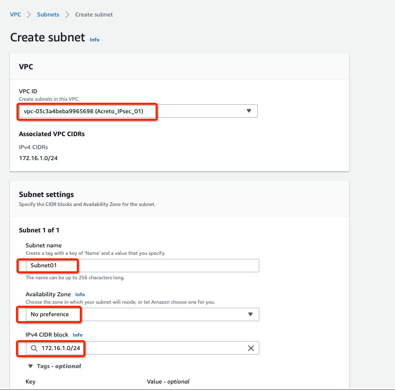 IPsec with AWS