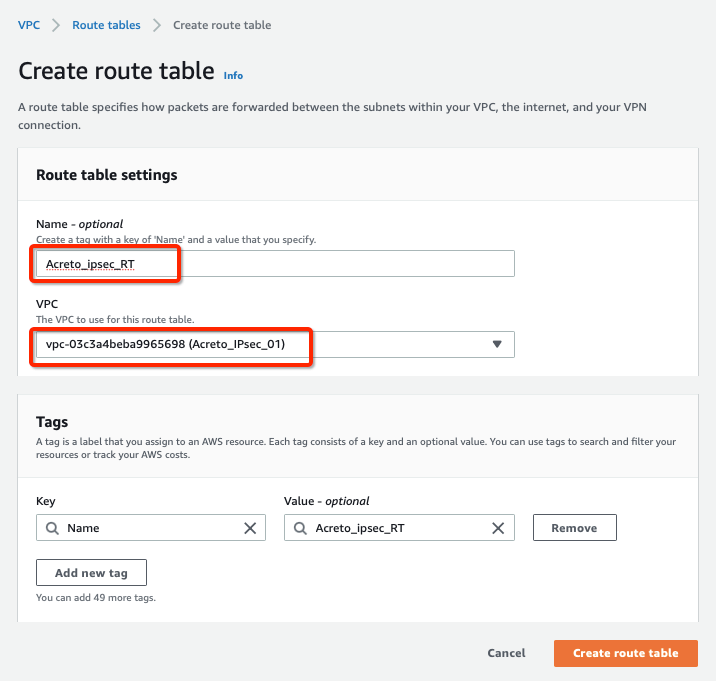 IPsec with AWS