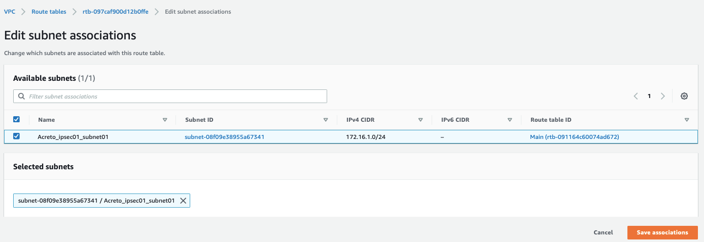 IPsec with AWS