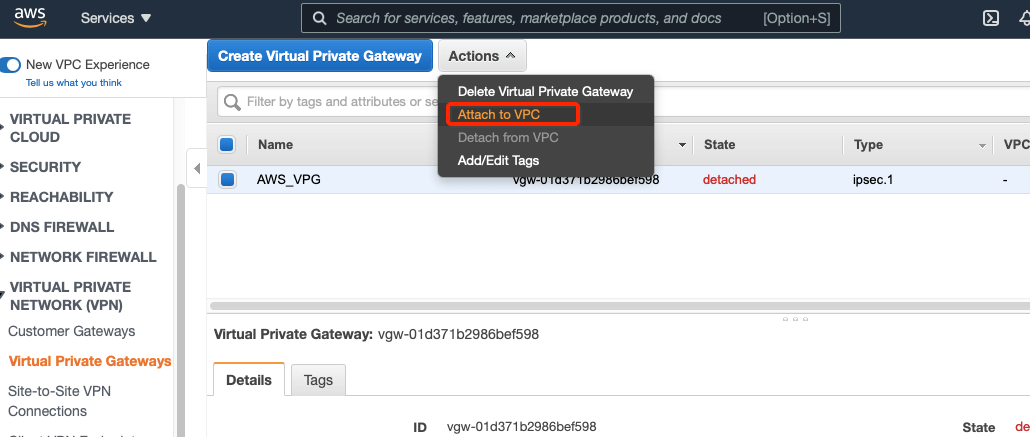 IPsec with AWS
