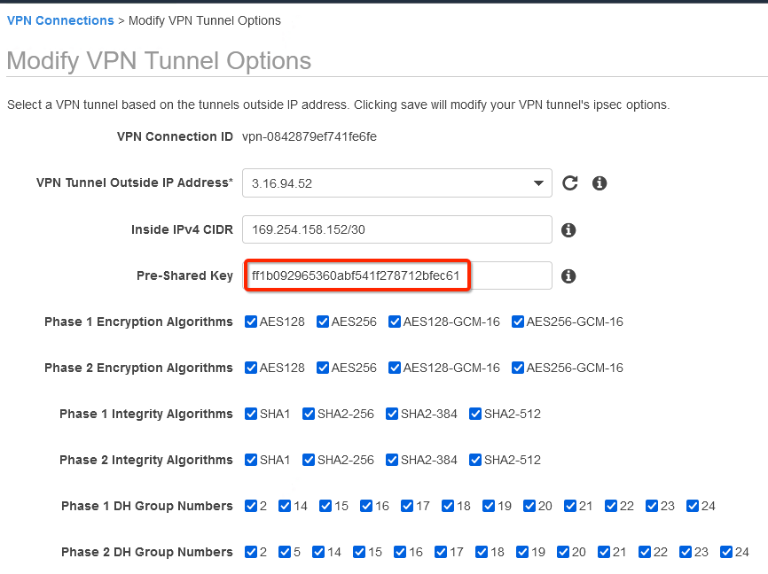 IPsec with AWS