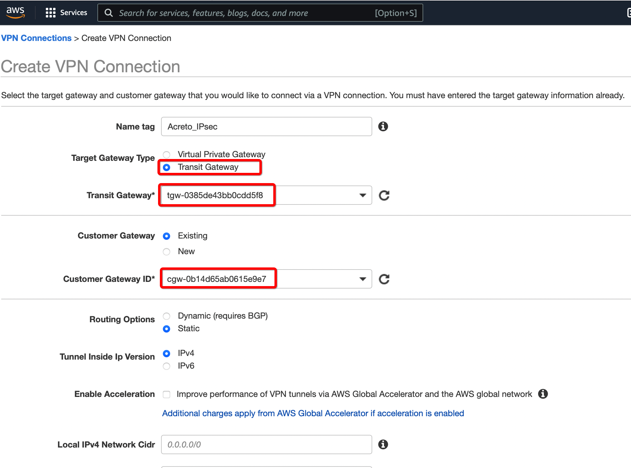 IPsec with AWS