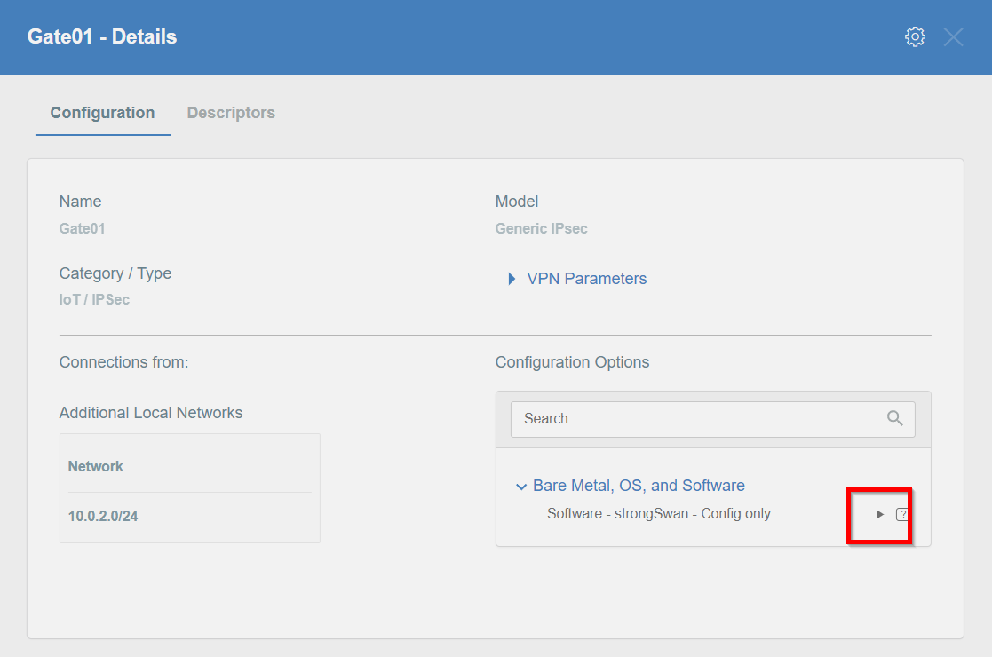 Wedge - Download configuration