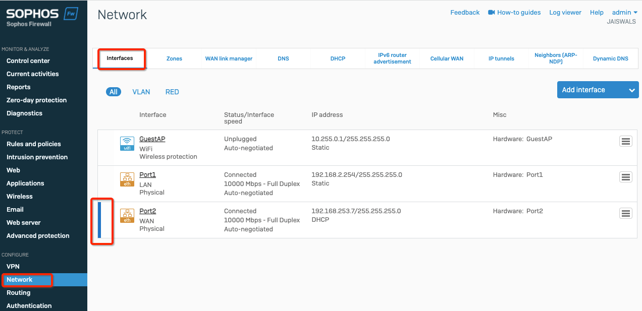 SophosXG - ipsec - configuration