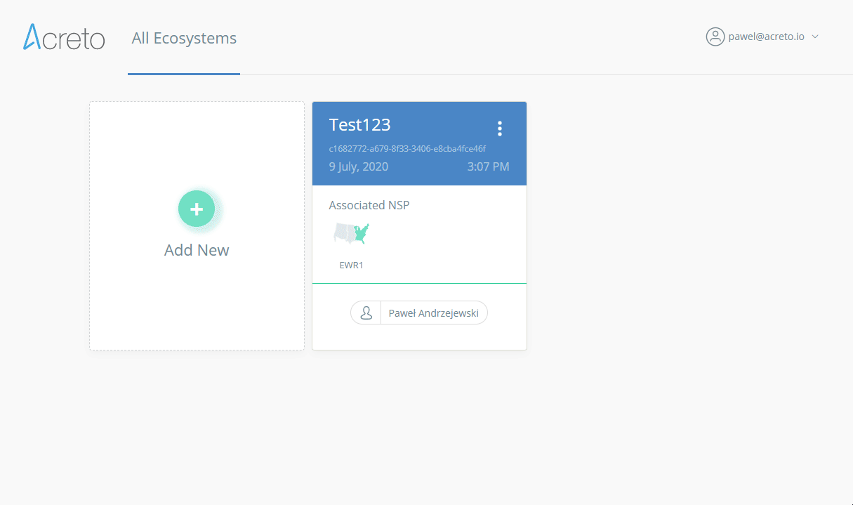 How to create Acreto Gateway - animation